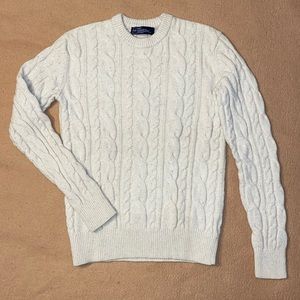 GAP Lambswool Cableknit Crewneck Sweater